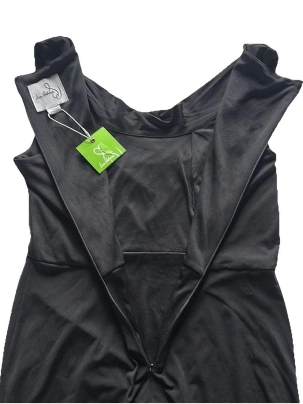 🆕 SAM EDELMAN Black Bodycon Mini Dress NWT Women’s size 8 Cocktail Party Chic - Picture 11 of 16